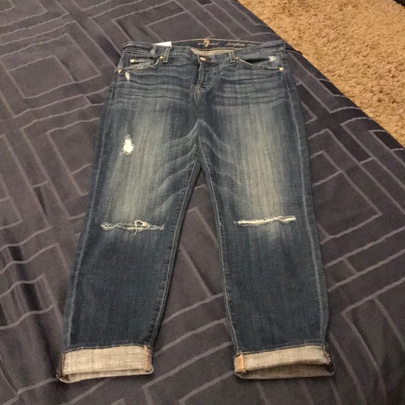 7 For All Mankind Denim - Cute Josephina skinny boyfriend seven jeans